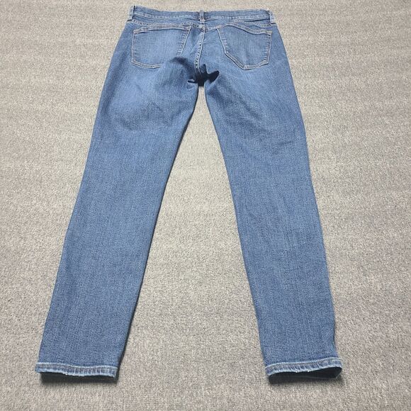 J Crew Jeans Womens 29 Blue Toothpick Slim Straight Denim Pants Mom Everyday - Picture 7 of 9